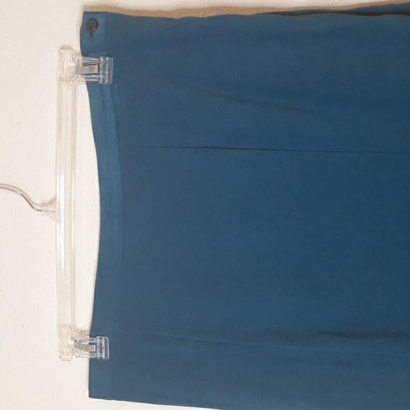 Teal Notations Skirt - Picture 2 of 7